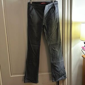 Grey bootcut pants